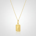 Collar Sol y Estrellas en Oro Amarillo de 14K