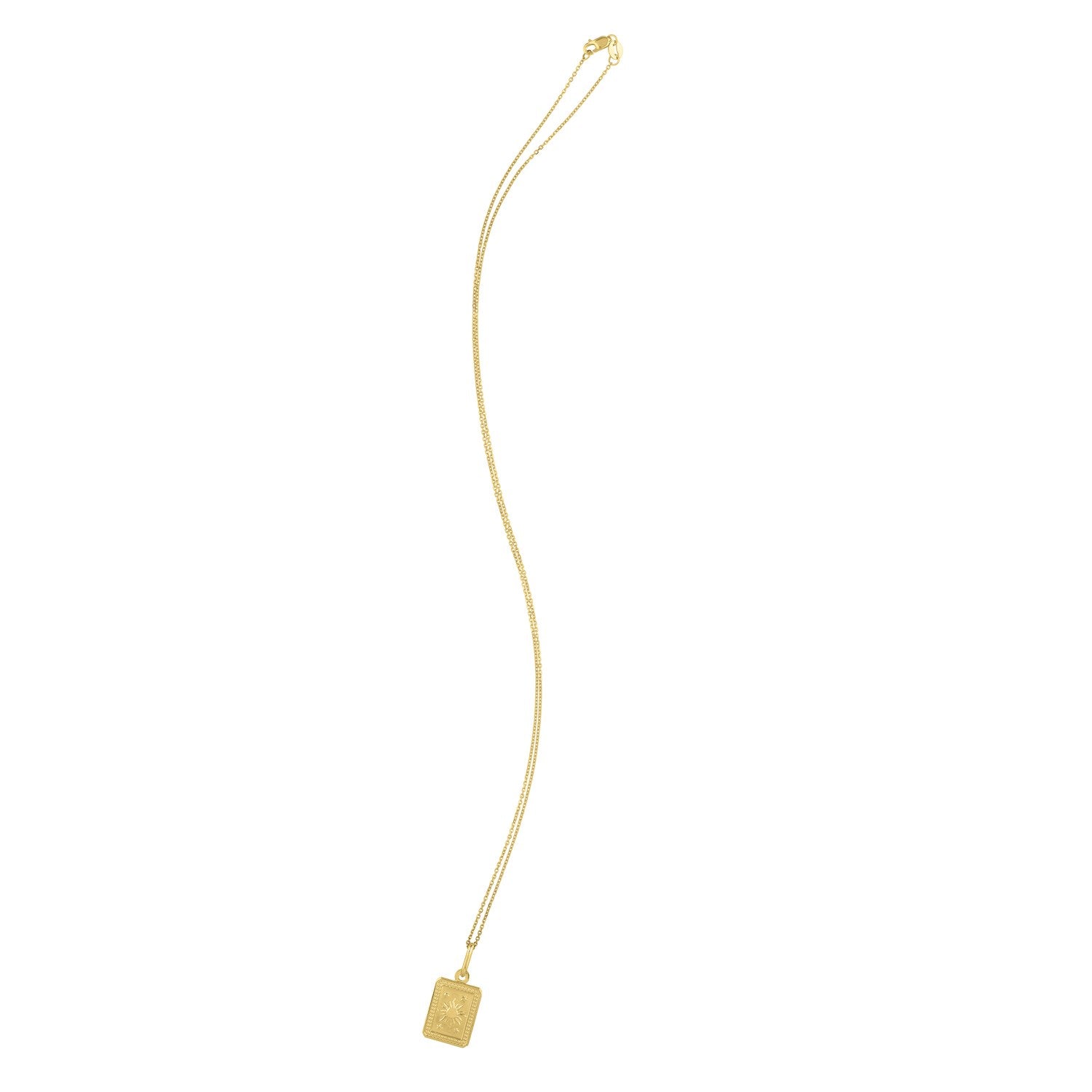 Collar Sol y Estrellas en Oro Amarillo de 14K