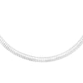 Sterling Silver Rhodium Plated Tubogas Fancy Necklace