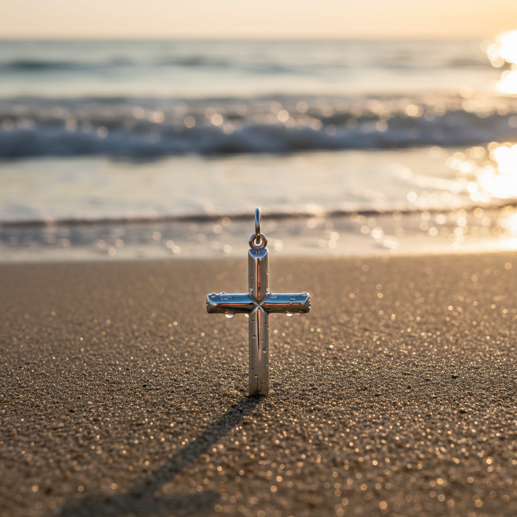 Deep Calm Cross Pendant