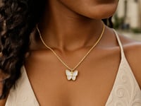 The Butterfly Pearl Necklace