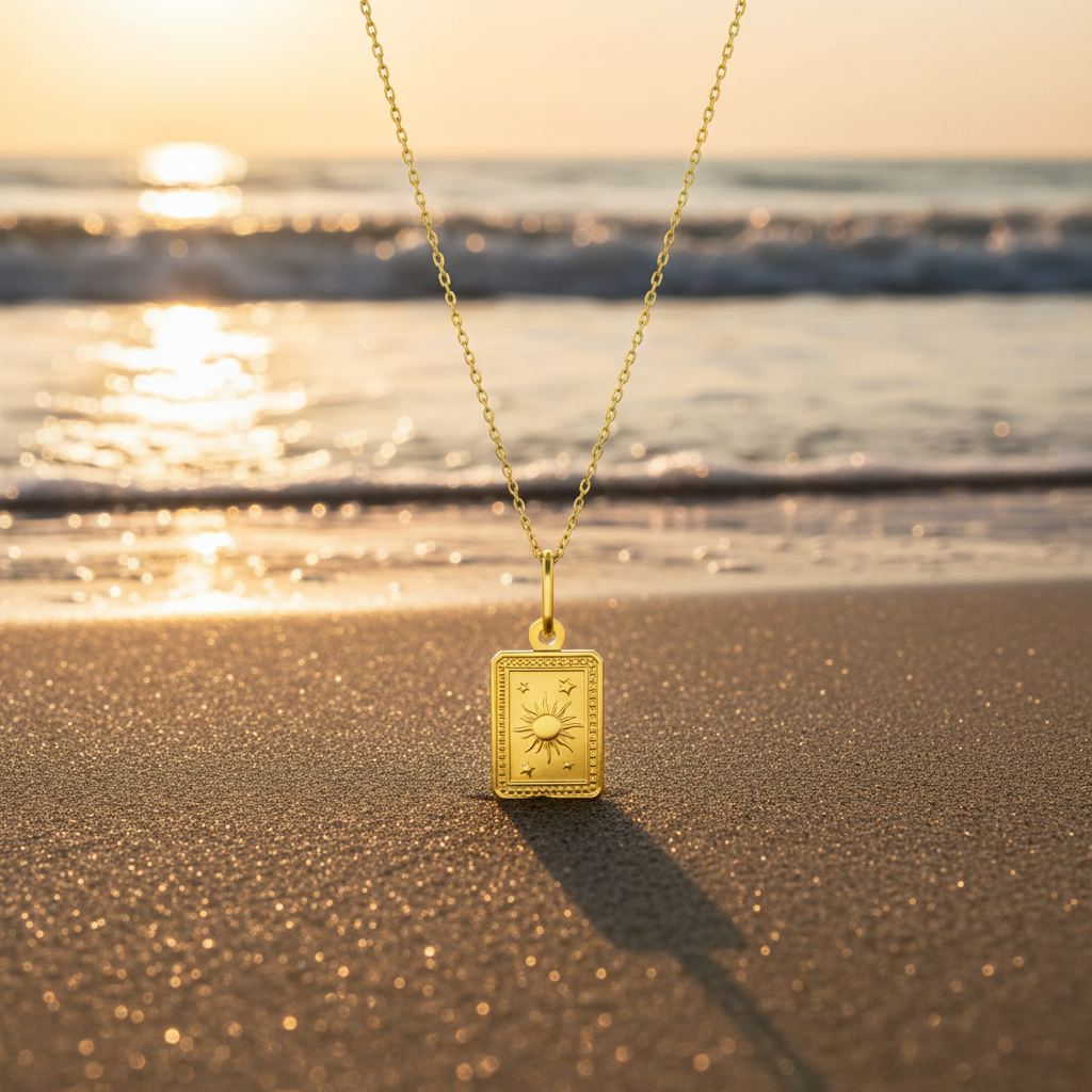 Sun and Stars Necklace