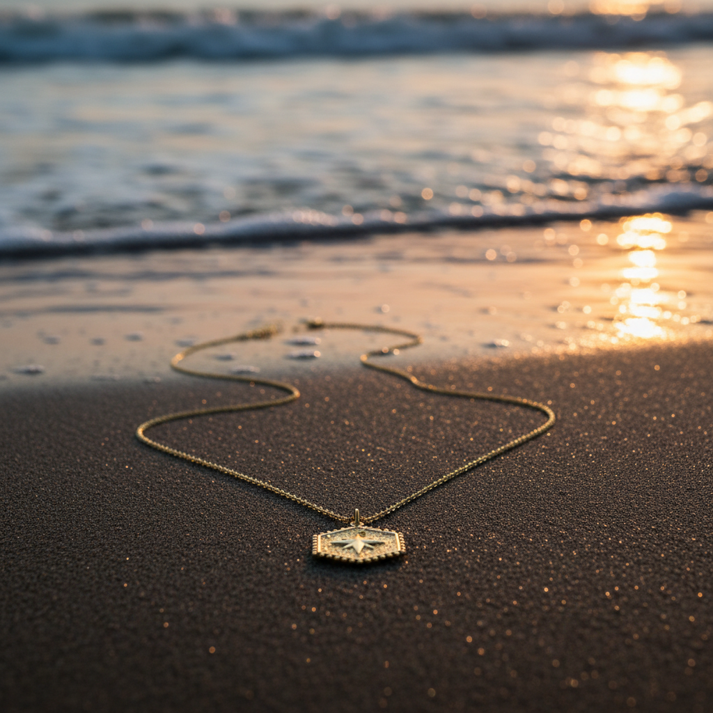 The North Star Hexagon Necklace